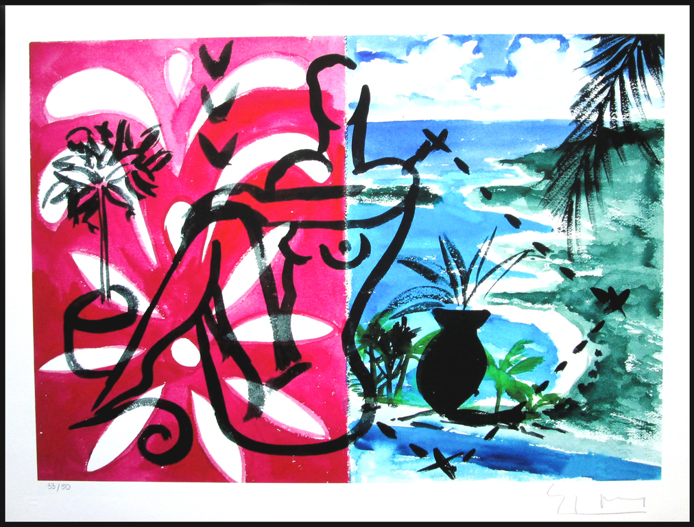 Stefan Szczesny - Mystique beach - Giclée 2013 - handgesigneerd - oplage 33/50 verkocht voor € 115!