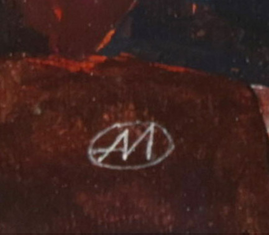 Onbekende kunstenaar: Acryl en inkt op doek, Zonder titel kopen? Bied vanaf 1!