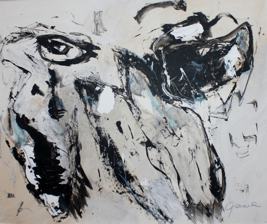 Gerriet Postma, zonder titel, eind jaren 80, begin jaren 90. Verzendkosten voor koper. kopen? Bied vanaf 375!