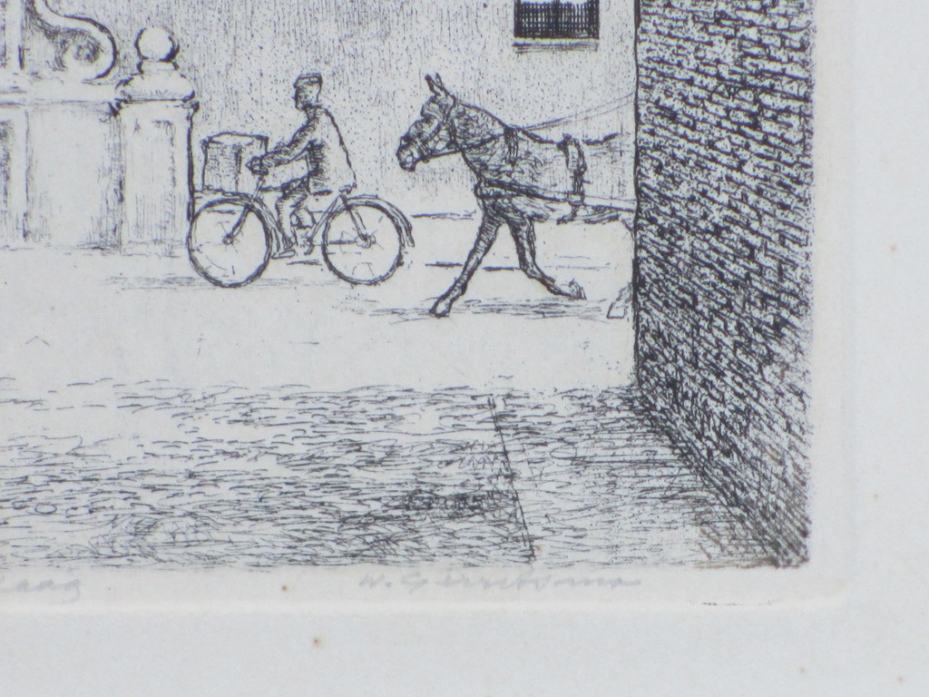 W.C.Gerritsma, Oud-Raadhuis Den Haag, Ets kopen? Bied vanaf 20!