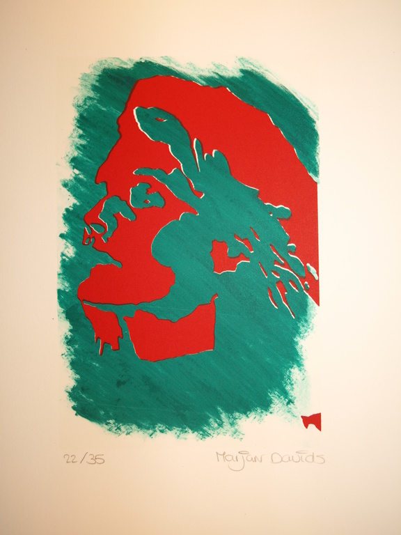 Marjan Davids – Zeefdruk – Kunstacademie MINERVA Groningen – 1994 kopen? Bied vanaf 1!