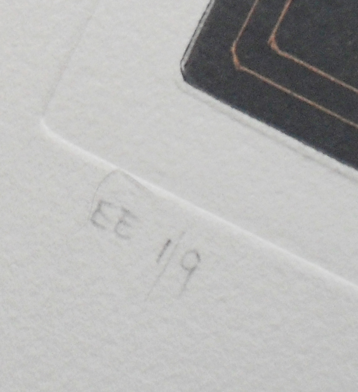 Audiero - Komposition - kleurets - handgesigneerd  kopen? Bied vanaf 1!