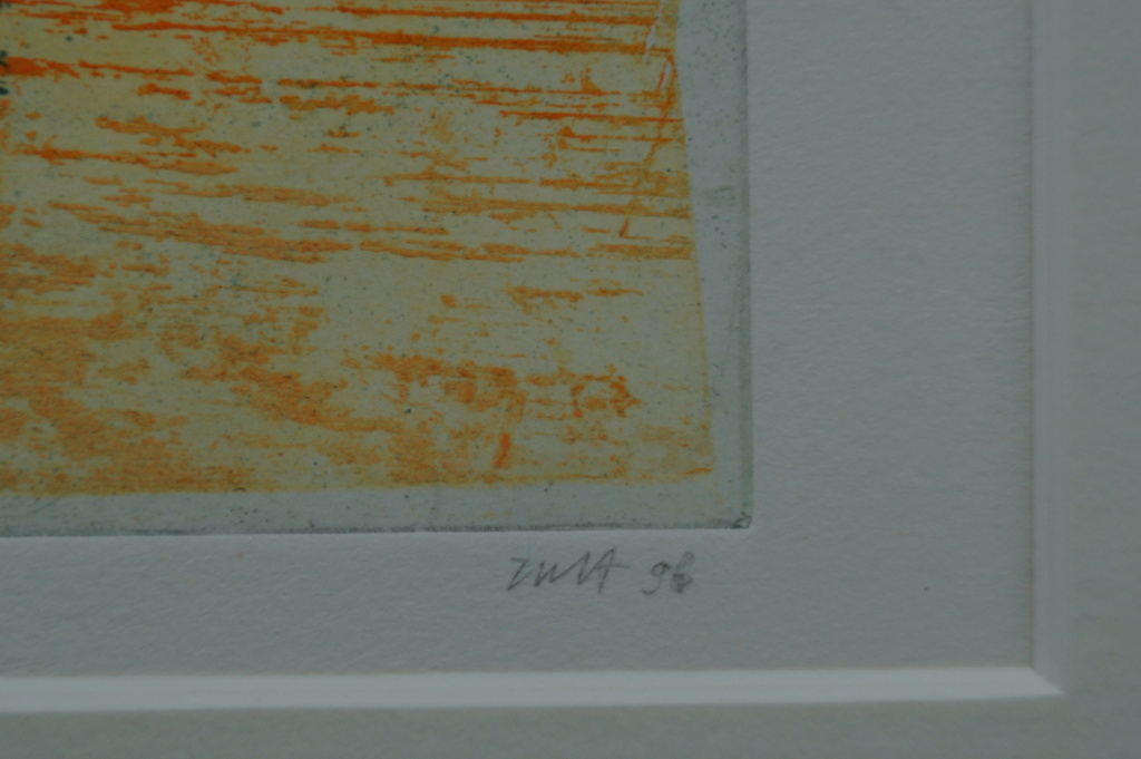 Marian Zult - gesigneerde ets - Sunboat - 1996 kopen? Bied vanaf 20!