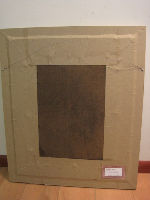 Boeiend olieverf "Cafe interieur met personen" gesigneerd Baxter  kopen? Bied vanaf 1!