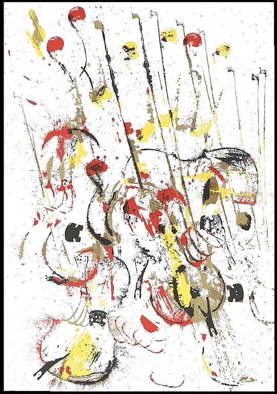 Arman: Zeefdruk, Melody for Strings III (groot!) kopen? Bied vanaf 160!