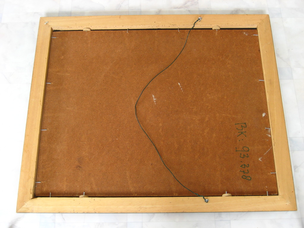 Josef Santen. Olieverf op board. Indonesische vrouw. kopen? Bied vanaf 65!