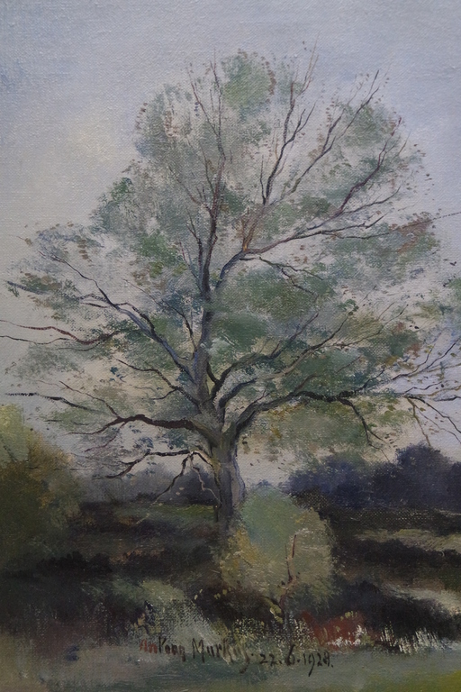 Antoon Markus (1870-1955) - olieverf op doek - landschap met figuren kopen? Bied vanaf 270!