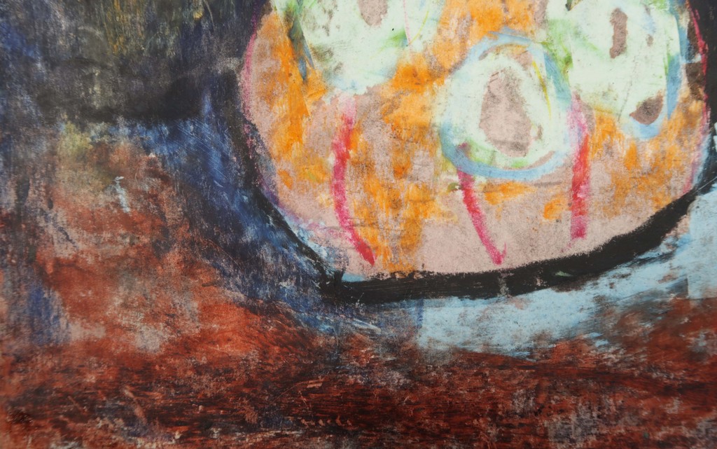 Jim Valentine: Krijttekening en ecoline, Zonder titel kopen? Bied vanaf 40!