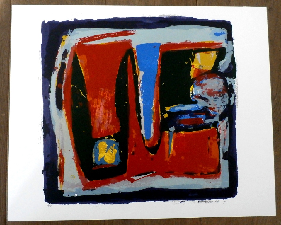 Siebrand Weitenberg - zeefdruk - 1990 kopen? Bied vanaf 45!