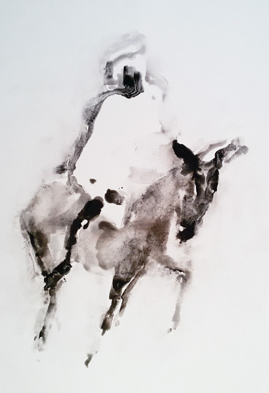 Nico Molenkamp - Nigeria, tekening verkocht voor € 275!