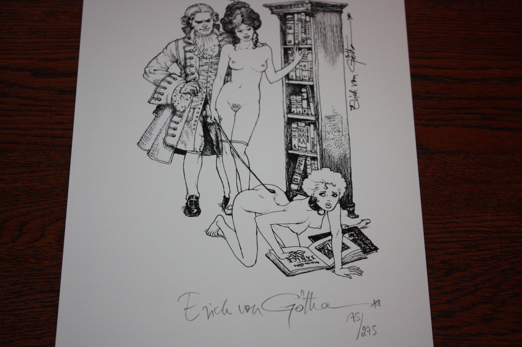Erich von Gotha litho plus bijbehorend boek verkocht voor € 55!