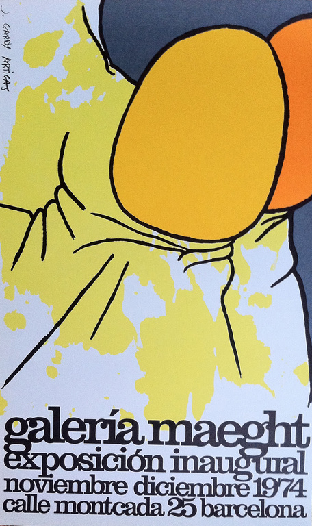 Joan Gardy Artigas: lithografisch affiche uit 1974 kopen? Bied vanaf 1!
