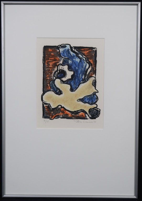Petra Lommen: Litho, Z.T. II - Ingelijst kopen? Bied vanaf 1!