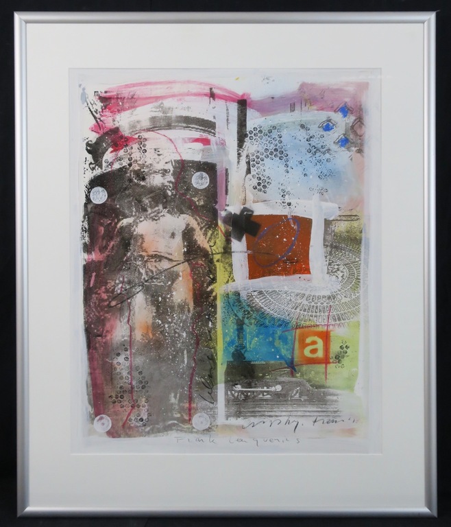 Frank Lengvenius: Gemengde techniek, Z.T. II - Ingelijst kopen? Bied vanaf 80!