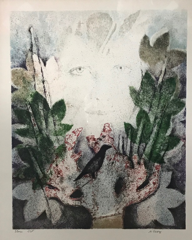 Andre Goezu - ANDRE GOEZU (°1939) - FLORA - KLEURETS-AQUATINT - 1/75 verkocht voor € 65!