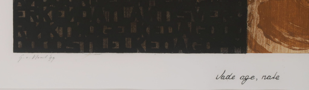 Gijs van Noort: Ets, Dreams on a scan - Ingelijst kopen? Bied vanaf 40!