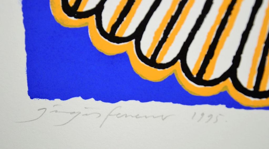 Kleurenlitho 'Fenix' 1995 van onbekende kunstenaar kopen? Bied vanaf 1!