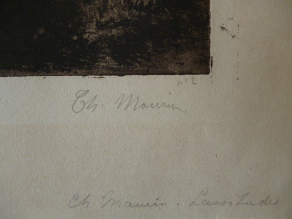 Charles Maurin - ets - Lassitude kopen? Bied vanaf 150!