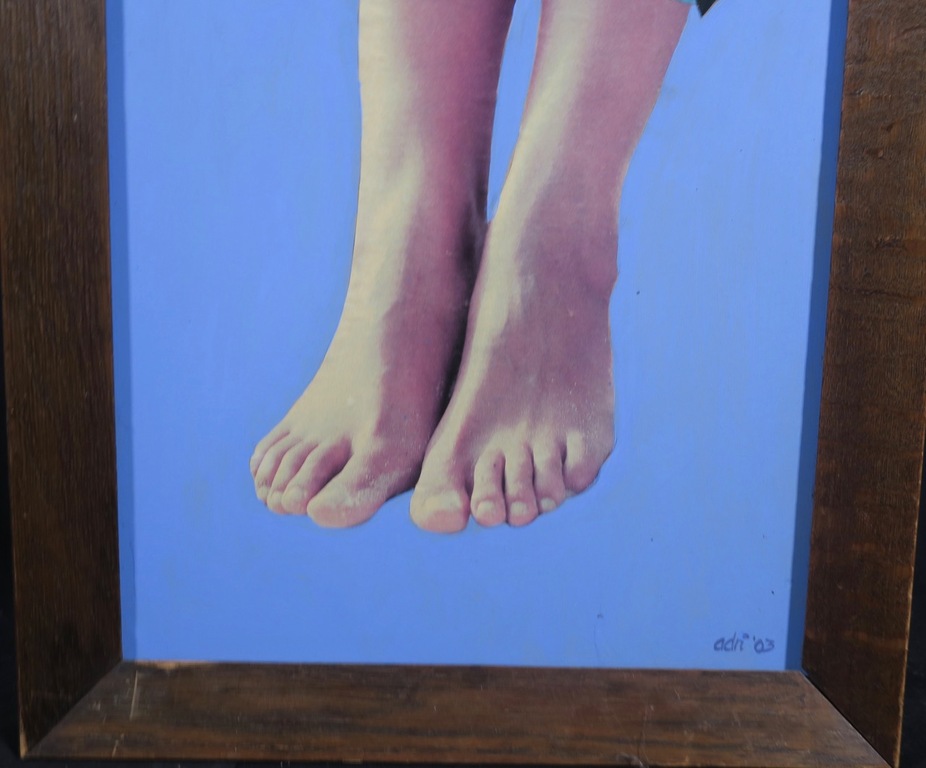 Adri van den Beukel: Collage op board, Het haren kleed - Ingelijst  kopen? Bied vanaf 1!
