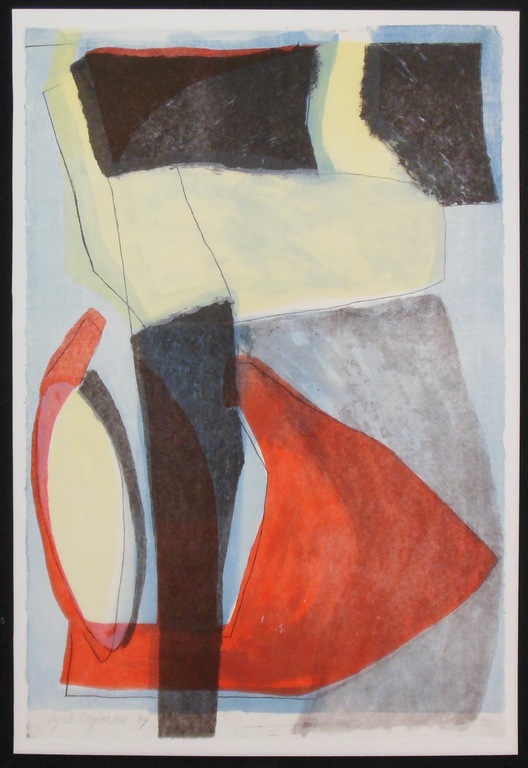 Angele Donjacour: Litho op Japans papier, Zonder titel (Groot) kopen? Bied vanaf 20!
