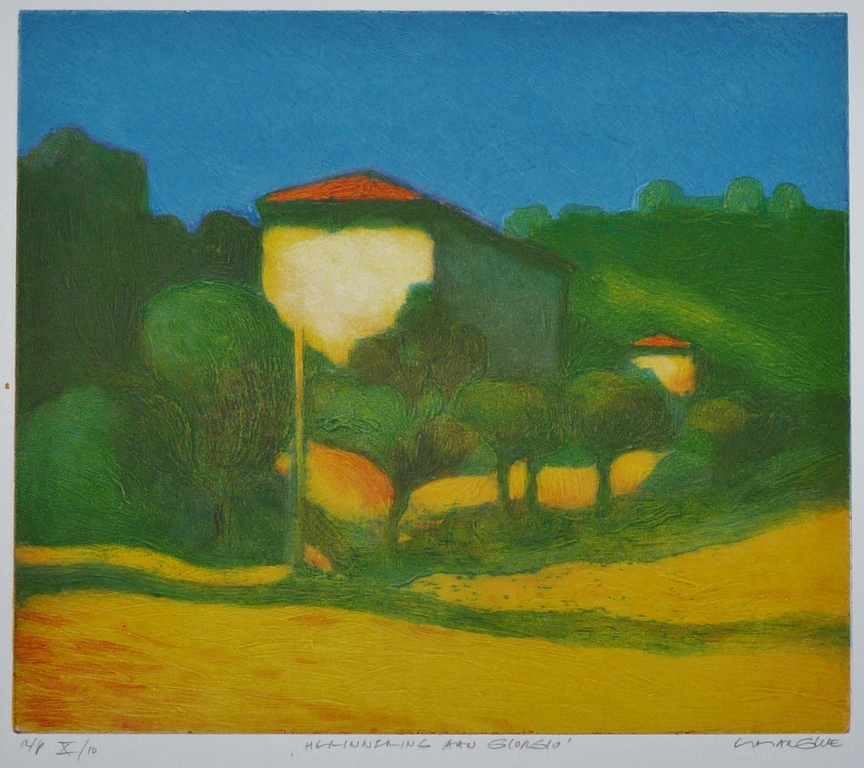 Elmar Gille, Reliefdiepdruk, Herinnering aan Giorgio verkocht voor € 60!