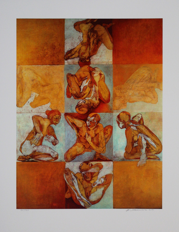 Erich Smodics. -Entwurf Kreuz Kathy- Handgesigneerde Giclee. 2016. kopen? Bied vanaf 87!