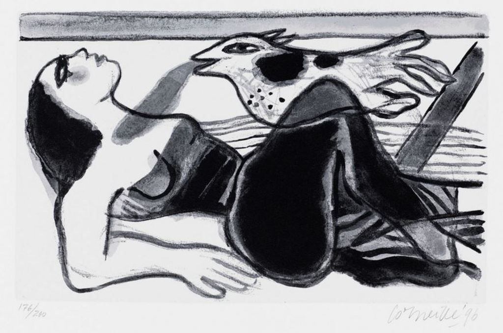 Corneille: Zeefdruk, L’amour au jour le jour 6 verkocht voor € 120!
