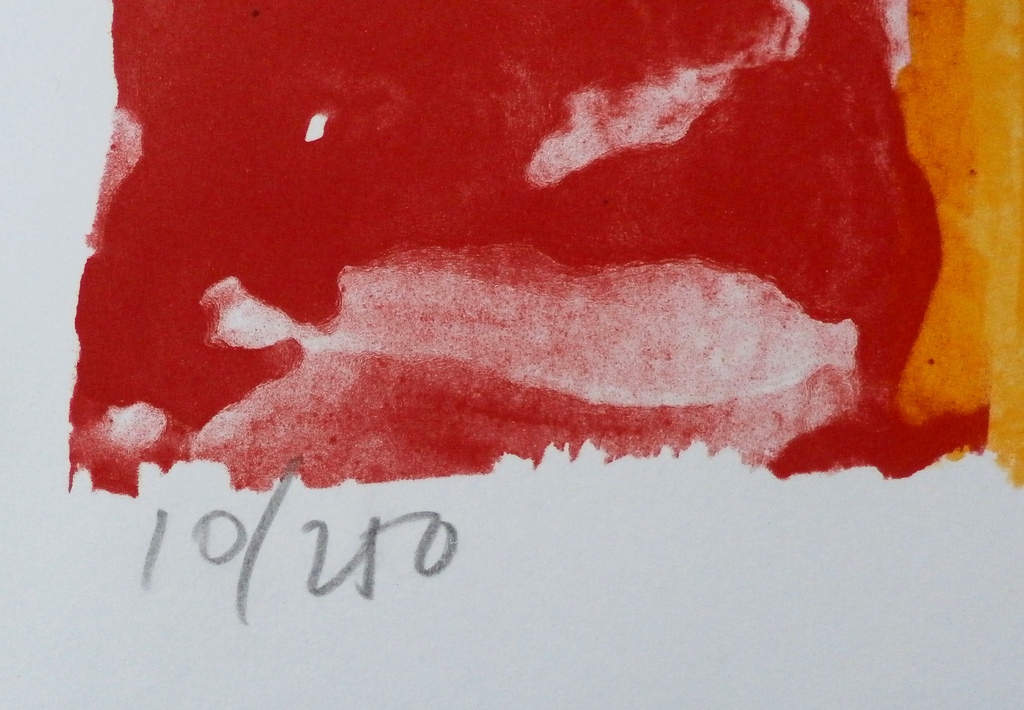 Jan Cremer - zeefdruk: L'histoire des Coeurs II- 1998 kopen? Bied vanaf 225!