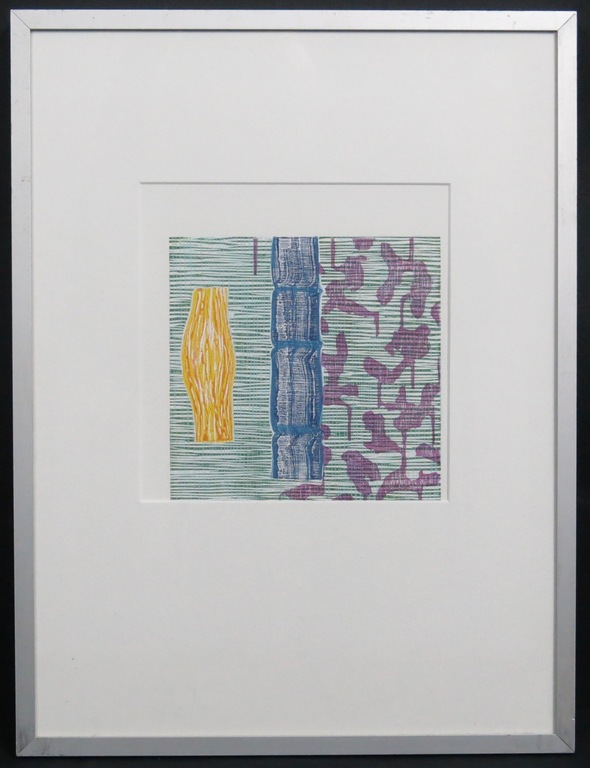 Kees Slegt: Houtsnede, Zonder titel - Ingelijst kopen? Bied vanaf 20!