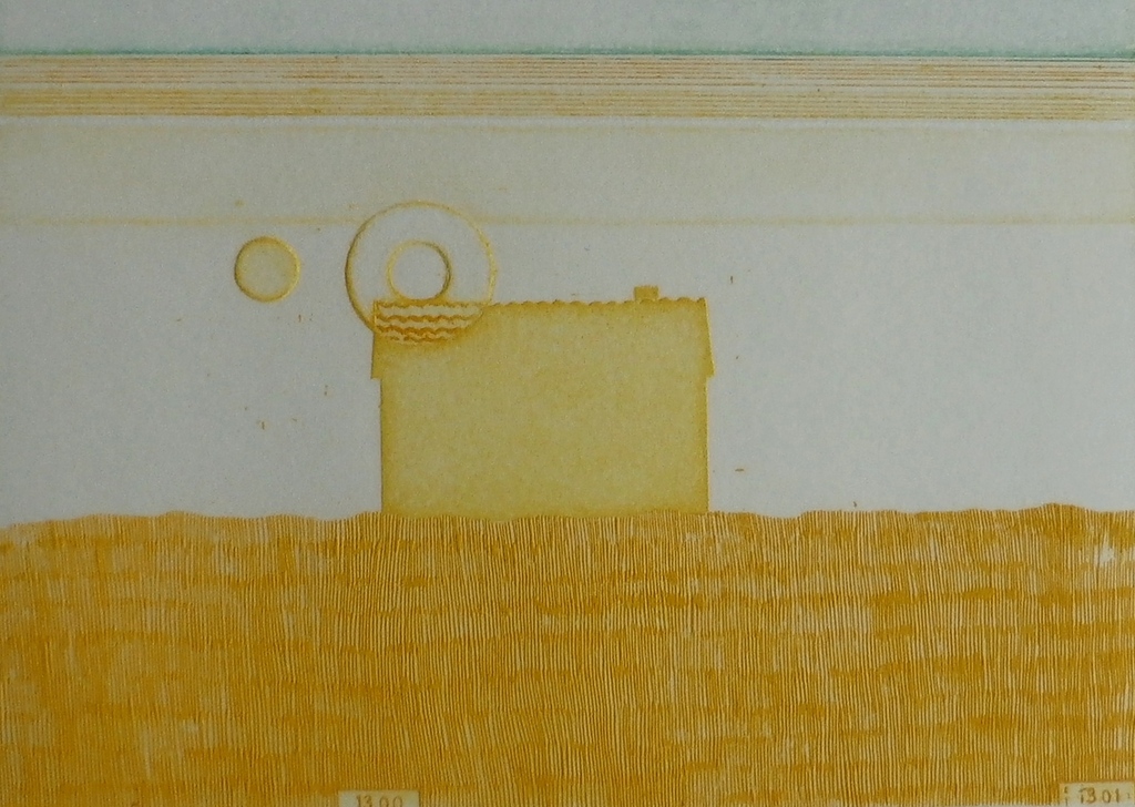 Eduard Flor - ets: huis 2 - 1971  kopen? Bied vanaf 50!