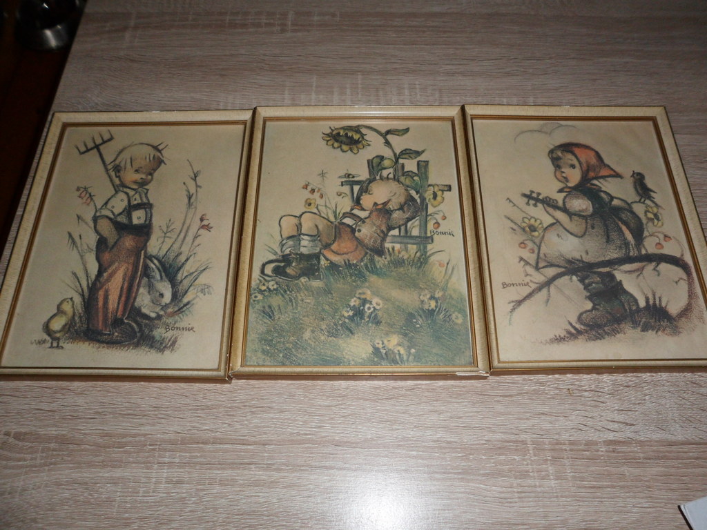 Bonnie: 3 stuks kleuren tekening, elk van een peuter kopen? Bied vanaf 1!