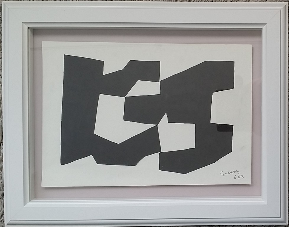 Siep van den Berg inkttekening 1963 verkocht voor € 175!