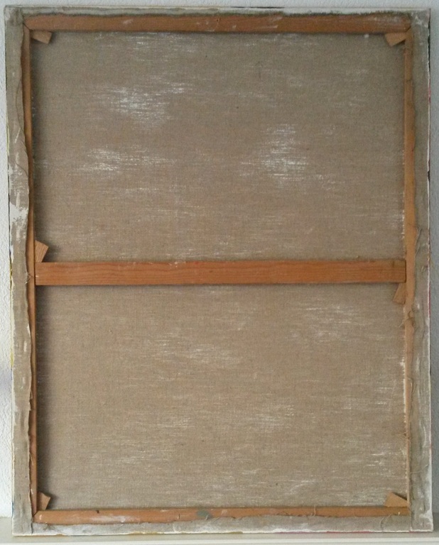 Willemijn Bouman (1956), Abstracte compositie, Acryl op doek, gesigneerd, 1994 kopen? Bied vanaf 25!