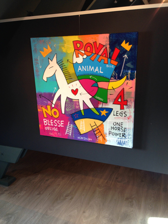 Jean-Paul Marsman: schilderij, Royal animal kopen? Bied vanaf 950!