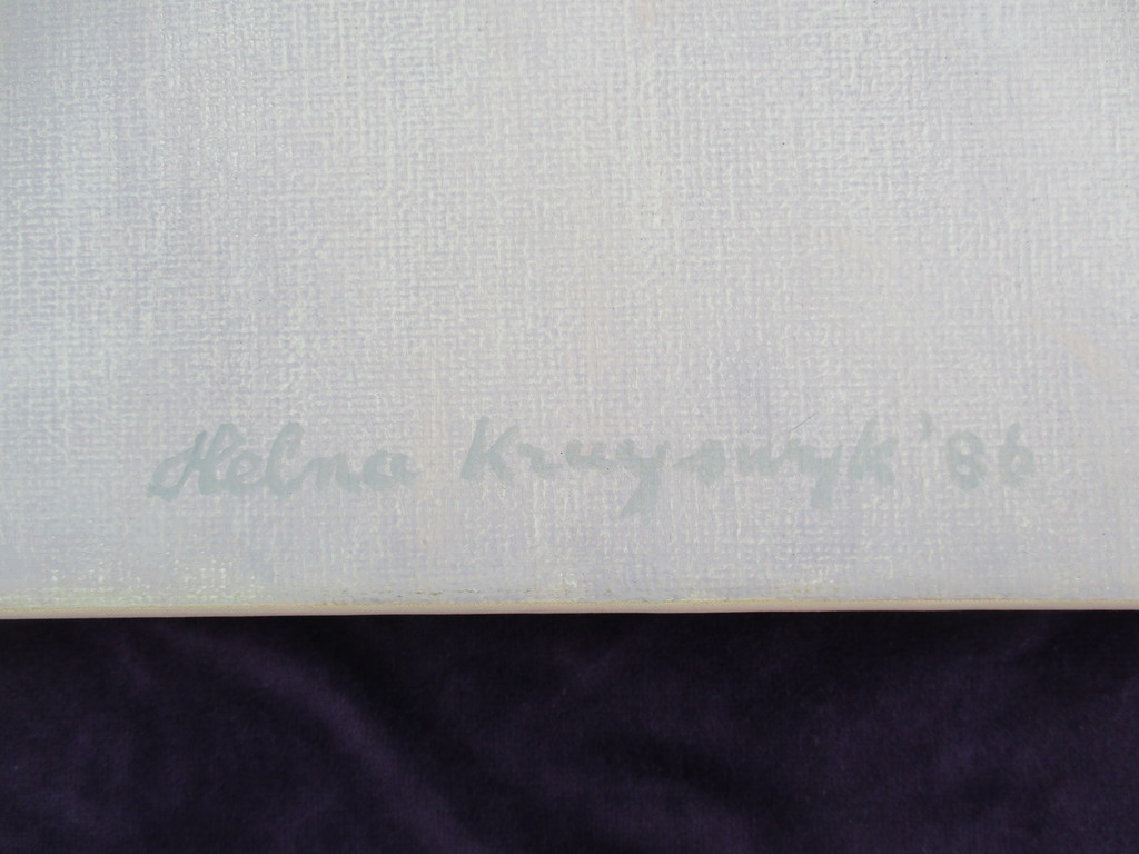 Helna Kruyswijk: olieverf op doek, Abstract kopen? Bied vanaf 65!