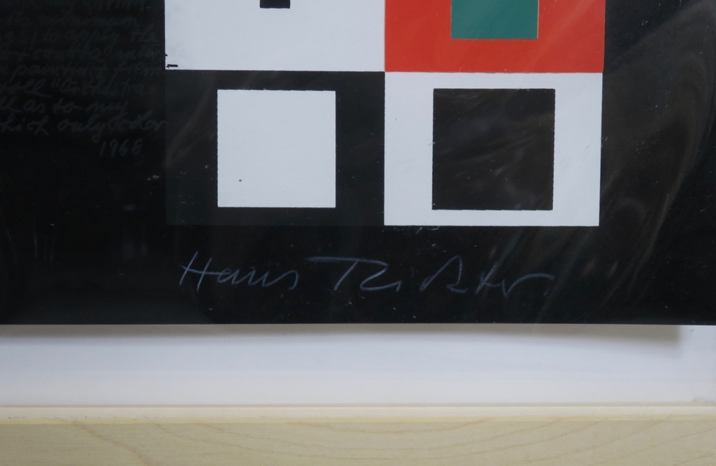 Hans Richter: Zeefdruk met transparante folie, Rhythmus 25 - Ingelijst kopen? Bied vanaf 200!