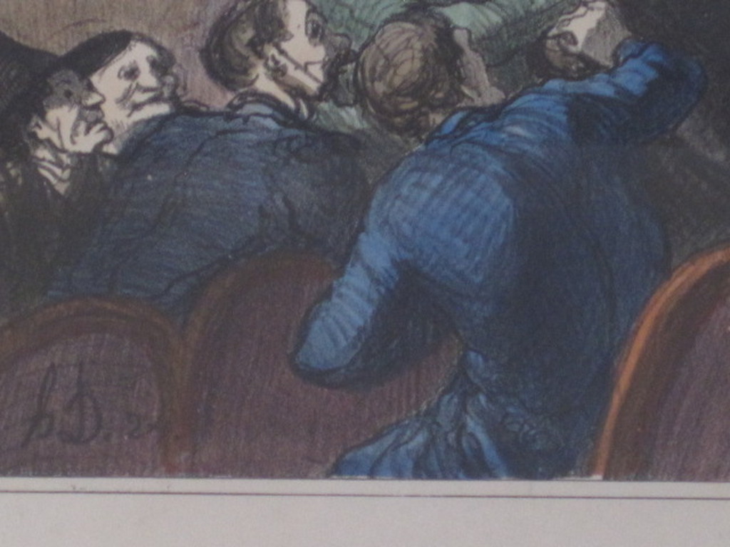 19e eeuw gesigneerde Lithografie "Theatre de la Guerre" Honoré Daumier 1808-1879 kopen? Bied vanaf 1!