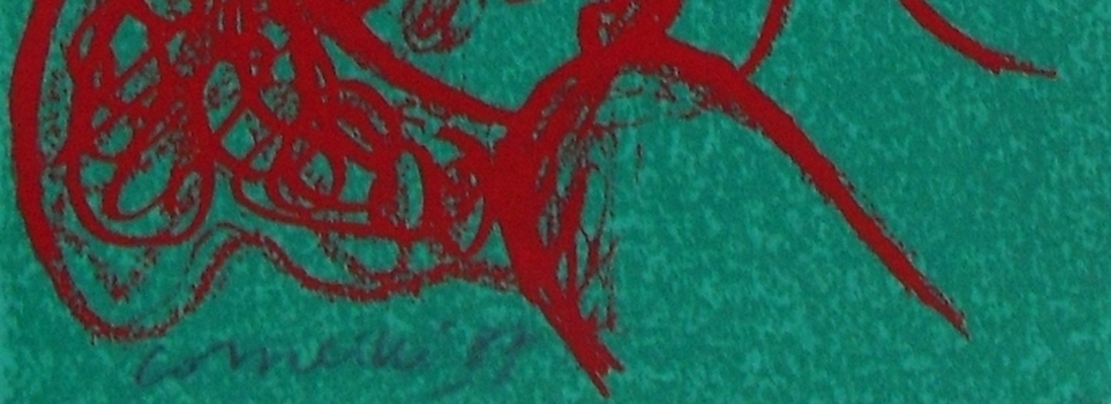 Corneille: vrouw,kat en vogel in rood en groen kopen? Bied vanaf 1!