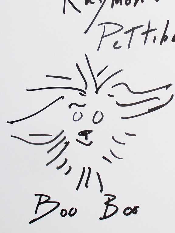 Raymond PETTIBON, zwarte marker op glad kartonpapier, BOO BOO, 2017 kopen? Bied vanaf 850!