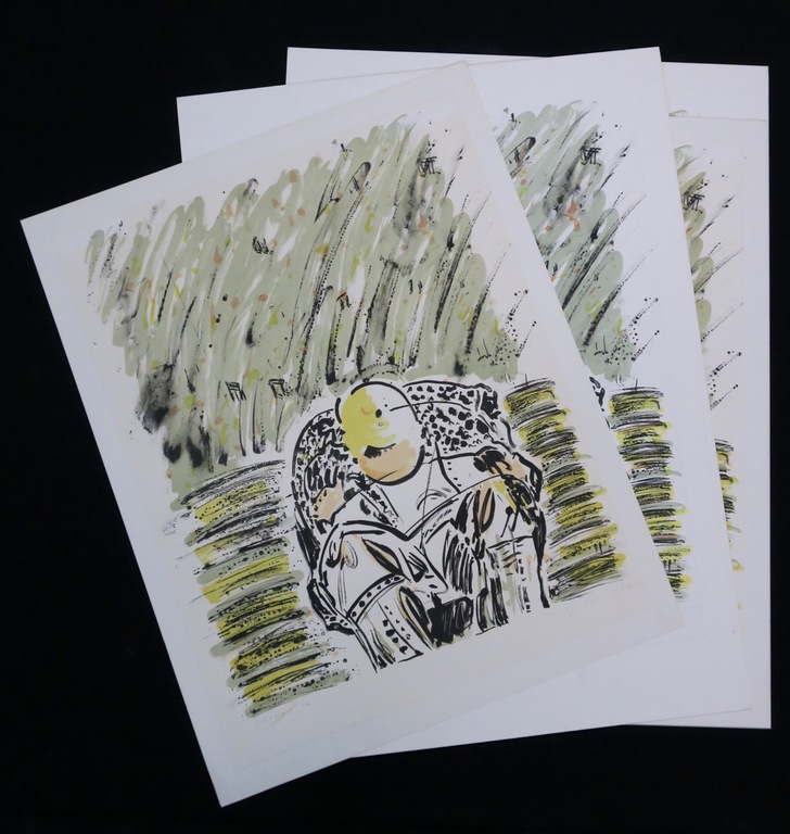 Lot met 10 werken van: Marijke Verhoef: Litho, Z.T. kopen? Bied vanaf 1!