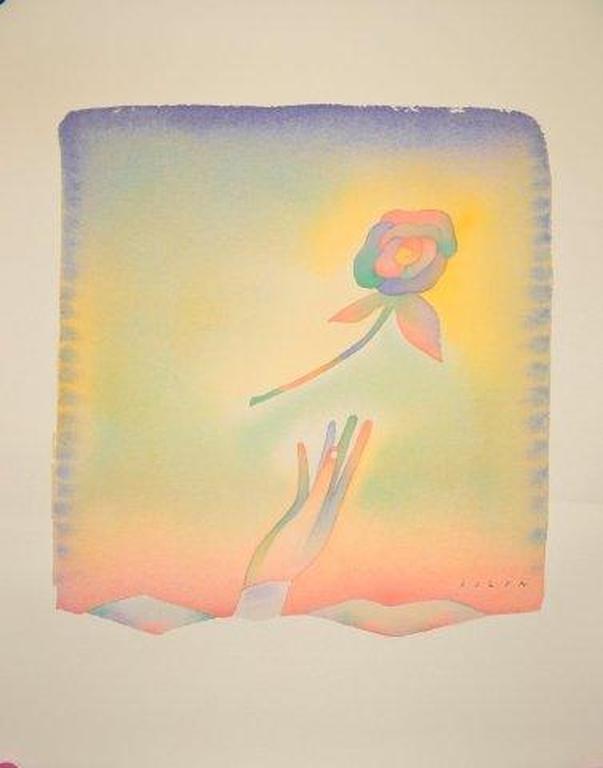 Jean-Michel Folon: Litho 'Aquarel', 1999 kopen? Bied vanaf 1!