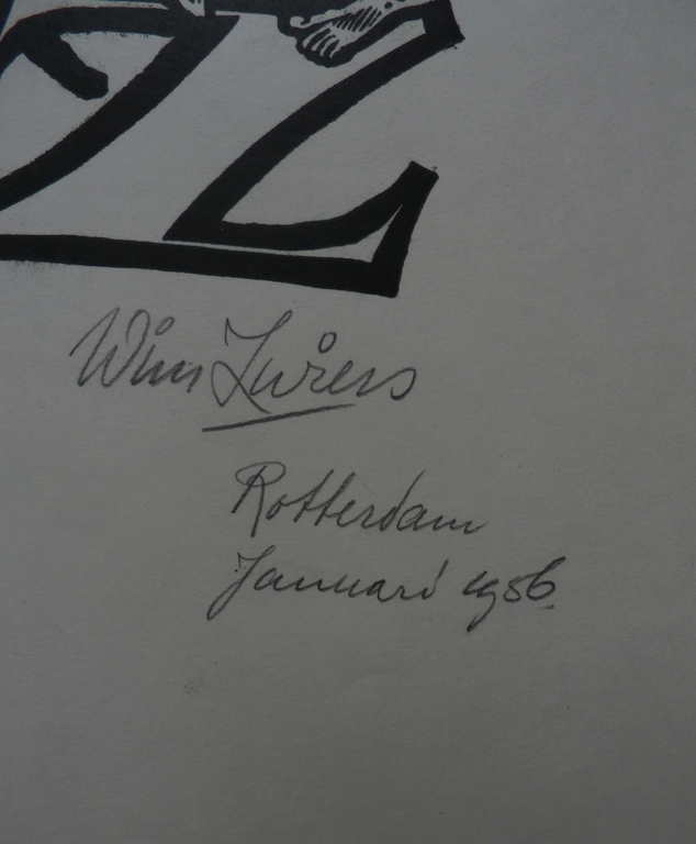 Wim Zwiers - lino - 1956 kopen? Bied vanaf 35!