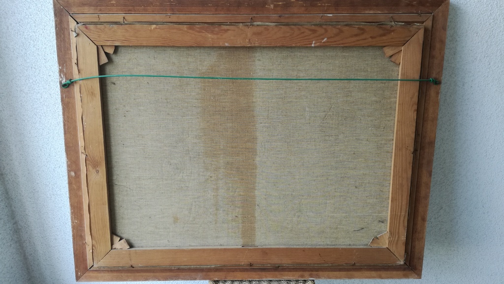 Onbekend kunstenaar (eind 19de eeuw), Olieverf op doek, Dorpzicht kopen? Bied vanaf 25!