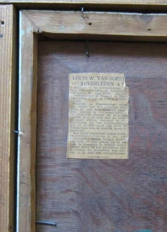 ===Louis van Soest 1867-1948 == in de winter ==olieverf op paneel kopen? Bied vanaf 750!