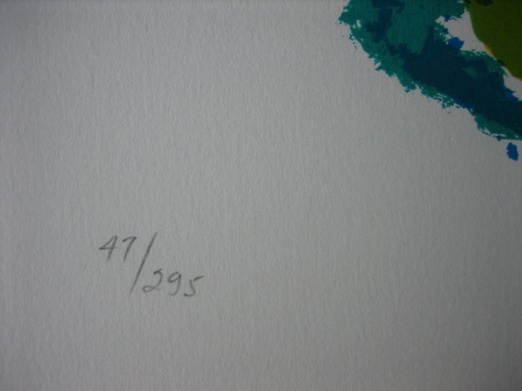 Ronald Julius Christensen - Passion Flower - Lithografie - Handgesigneerd - 1980 kopen? Bied vanaf 50!