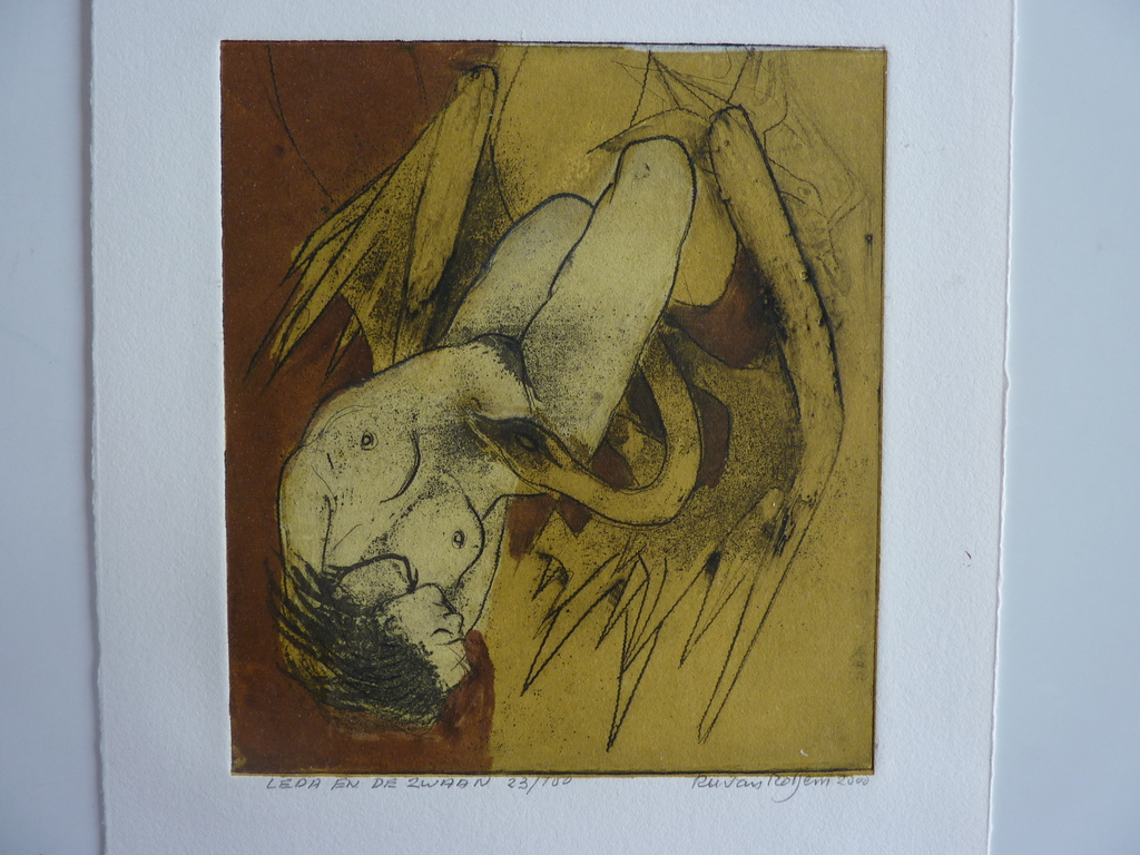 Ru van Rossem " Leda en de zwaan" verkocht voor € 275!