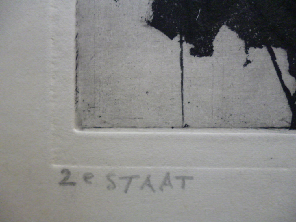 Wout van Heusden - ets - Abstract kopen? Bied vanaf 45!