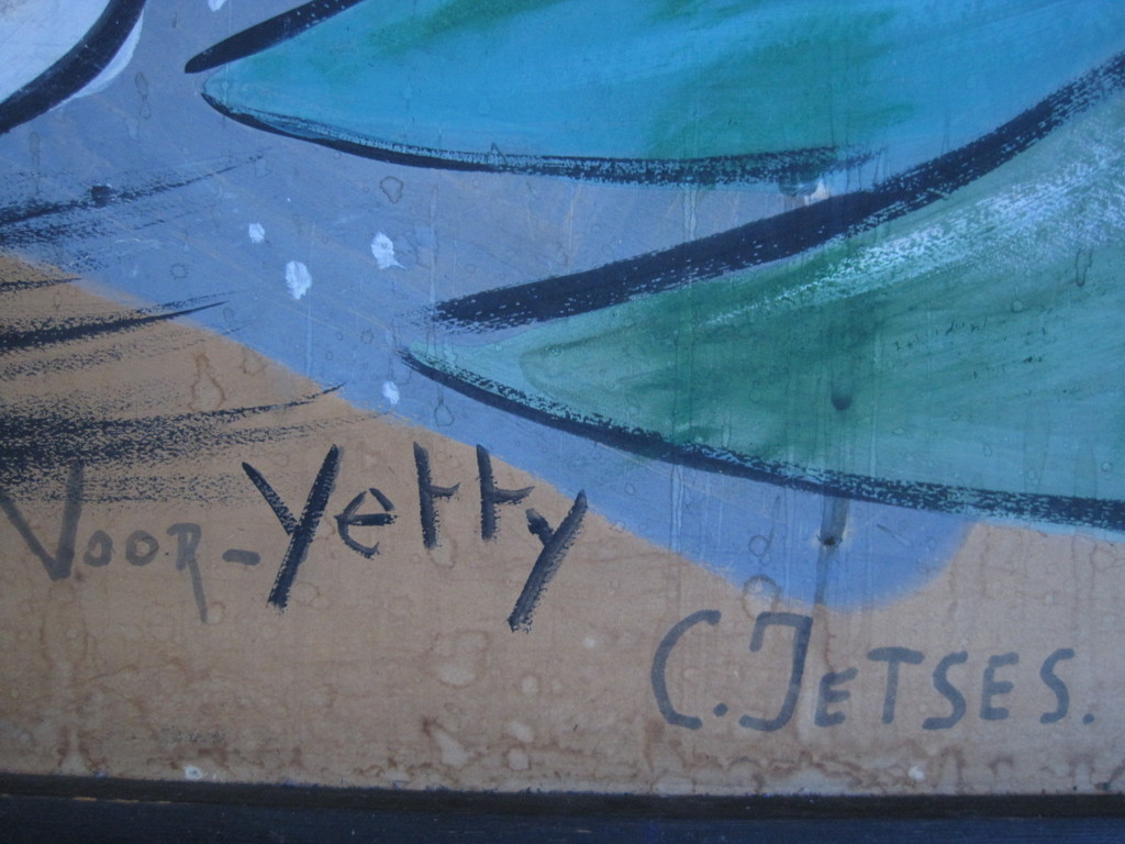 UNIEK! groot "Sinterklaas en Kerst" schilderij van Cornelis "Ot & Sien" Jetses ! kopen? Bied vanaf 1!