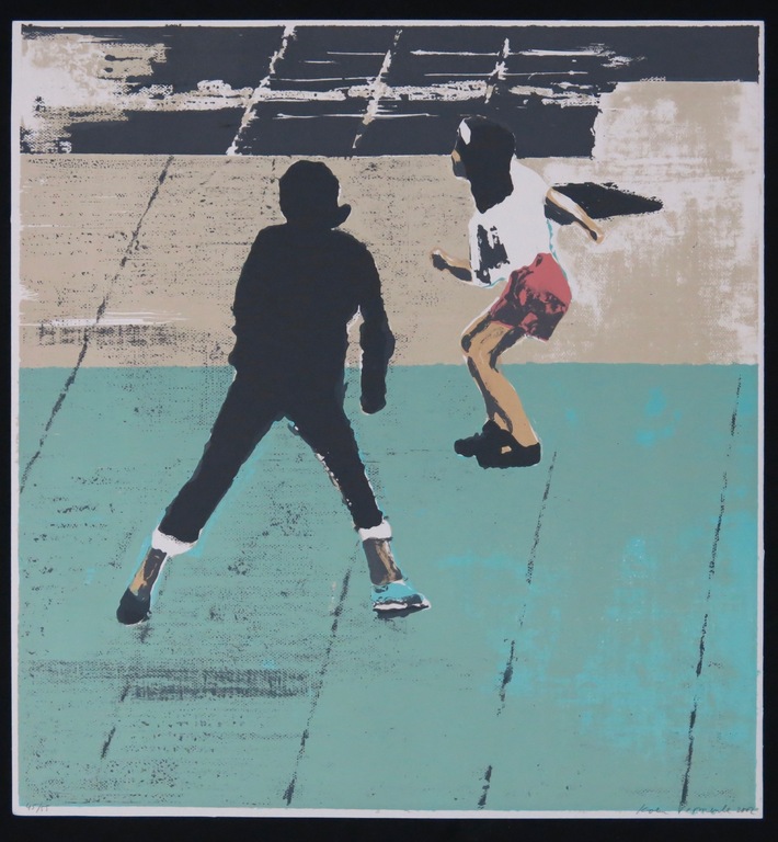 Koen Vermeule: Zeefdruk, Zonder titel verkocht voor € 110!