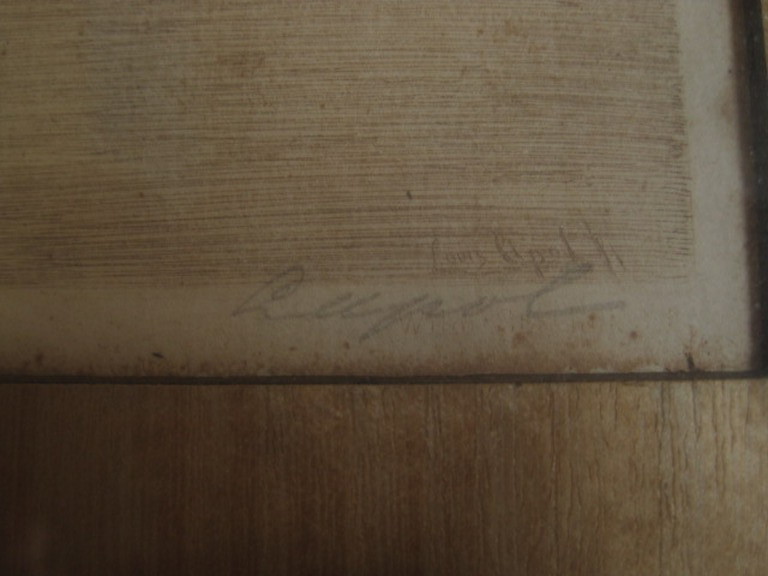 19e eeuwse Haagse School Louis Apol 1850-1936 ets "rivierlandschap" gesigneerd kopen? Bied vanaf 1!